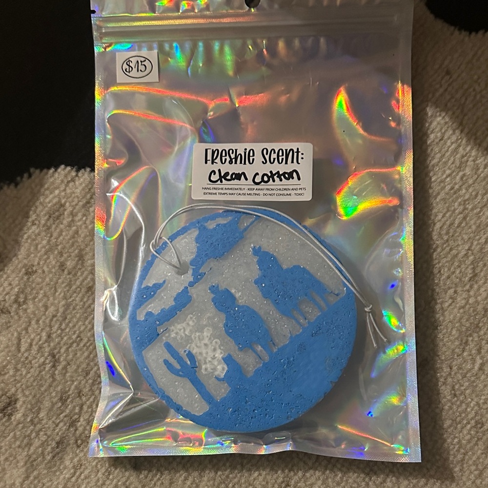 Blue and Gray Freshie Scent Air Freshener